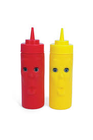 Blink Ketchup Mustard Ketchup Botellas Cosas De Cocina