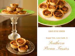 Sugar Free Southern Pecan Tassies Lowcarb S Nana S Little Kitchen Thm Baking Blend Recipes Trim Healthy Mama Dessert Low Carb Holiday Recipes