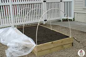 The problem with the igloo is that if a bird gets in, and inevitably they do, then they wreak havoc on the entire garden. How To Make A Raised Garden Bed Cover Hoosier Homemade