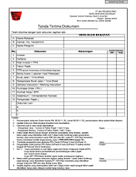 Definisi lain menyebutkan tanda terima merupakan bukti serah terima sebuah barang atau dokumen bahkan juga terkadang digunakan saat terjadi hand over sebuah pekerjaan karena perubahan jabatan. Download Form Tanda Terima Fill Online Printable Fillable Blank Pdffiller