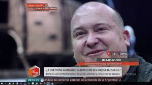 El director del Cirque Du Soleil Sean Mckeown en Rosario