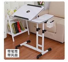 High Quality 48 20 40cm Laptop Desk Movable Anti Slip Notebook Computer Table With Pen Case Fan Desk Computer Table Laptop Desk