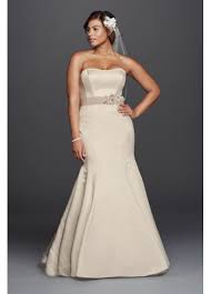 Plus Size Trumpet Wedding Dress With Visible Seams David S Bridal Davids Bridal Wedding Dresses Mermaid Trumpet Wedding Dresses Mermaid Dresses