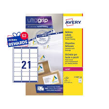 Most people at home however may use an inkjet printer. Avery Laser Address Label 63 5x38 1mm 21 Per A4 Sheet White Pack 2100 Labels L7160 100 Paper Supplies Labels Laser Labels 44090av