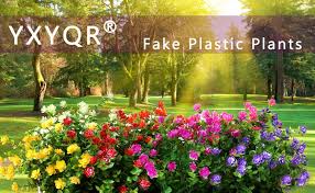 Maybe you would like to learn more about one of these? Amazon Com Yxyqr 8 Pack Uv Resistant Outdoor Artificial Flowers Bulk Faux Plastic Plants Outside Indoor Fake Hanging Greenery Shrubs Arrangement For Backyard Window Box Porch Home Patio Decoration Fushia Home