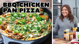 French bread pizza recipe rachael ray. Rachael Ray Makes Barbecue Chicken Pan Pizza 30 Minute Meals With Rachael Ray Food Network Youtube