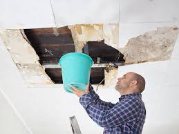 Part 1 of repairing a water damaged ceiling. How To Remove Ceiling Mold After A Roof Leak Element Roofing