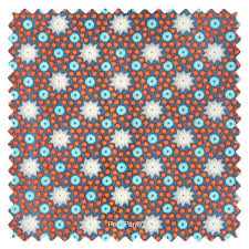 Lichen Ardoise Collection Harris Geometric Tile Print Geometric Tile Print