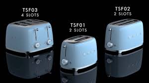 Smeg Tsf01pgeu 2 Tranches Vert D Eau Pas Cher Grille Pain Livraison Gratuite