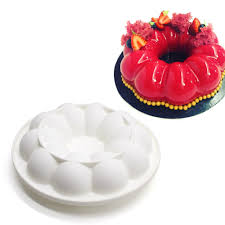 Kasko designs the products, prints the molds, and creates the recipes from her studio in ukraine; Silicone Cake Mould Dessert Bundt Christmas Pudding Cakers Paradise