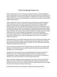 Maybe you would like to learn more about one of these? Tugas Bahasa Lampung
