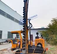 Crawler Type Solar Post Solar Pile PV Piles Installation Drilling Rig for  Solar Energy Farms