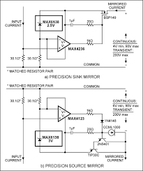 precision current sink/source circuits