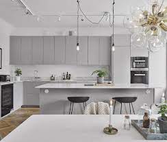 77 Cool Grey Kitchen Cabinet Ideas Http Homecemoro Com 77 Cool Grey Kitchen Cabin Light Grey Kitchen Cabinets Kitchen Cabinet Design Modern Kitchen Cabinets