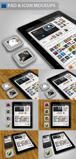 Pad With Icons Mockup Ipad Mockup Mockup Mockup Design
