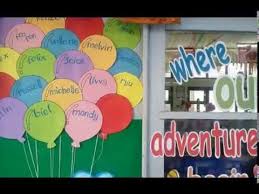 Warna cerah pada ruangan pinterest.com. Lomba Hias Kelas Tk Kristen Petra Kediri Kreatif Menarik Indah Youtube