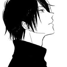 Black And White Anime Boy Side View Seeing A Guy Stare At Something With Distant Eyes Is An Eye Catching Experience Dark Anime Manga Boy Anime Boy