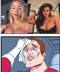 Anfer on X: Las tetas de Sydney Sweeney o las de Selena Gómez ?  t.coYYkKOWtXYA  X