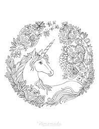 You can download free printable unicorn coloring pages at coloringonly.com. 75 Magical Unicorn Coloring Pages For Kids Adults Free Printables