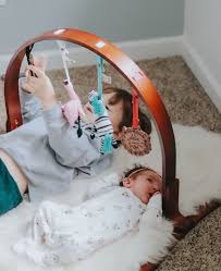 The Most Stylish Play Gym That Everyone Will Love With 100 Organic Toys Finishes Organic Toy Knitted Toys Toy Collection