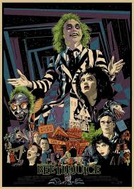Read beetlejuice reviews from kids and teens on common sense media. Beetlejuice Classic Horror Movie Classic Decorative Retro Poster Wall Art Painting Room Decor Www Minogdi Beetlejuice Movie Movie Poster Art Horror Movie Art