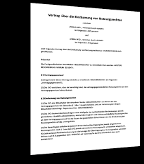 Juni 2008 m u s t e r eines gesellschaftsvertrages für die errichtung einer partnerschaftsgesellschaft 1 name und sitz (1) die gesellschaft ist eine . Mustervertrag Nutzungsrechte Musterix