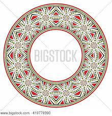 Wallpaper border floral pattern roses leaves for living room bedroom kitchen diving area, colors pink green yellow beige white, size 7 inch by 15 ft prepasted hhb530923 3.1 out of 5 stars 2 $18.88 $ 18. Decorative Round Vector Photo Free Trial Bigstock