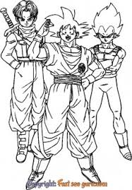 Dragon ball z vegeta coloring pages are a fun way for kids of all ages to develop creativity, focus, motor skills and color recognition. Kids Coloring Pages Trunks Vegeta To Print Free Kids Coloring Pages Printable