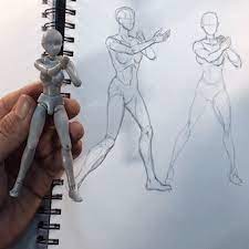 Poseable Art Figures Fantasy Walrus Astronaut photographs himself on crescent moon vector. poseable art figures fantasy walrus