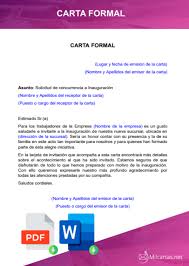 1.1 ejemplo de una carta poder notarial para descargar en word. Modelos De Cartas Formales Para Descargar Gratis En Word