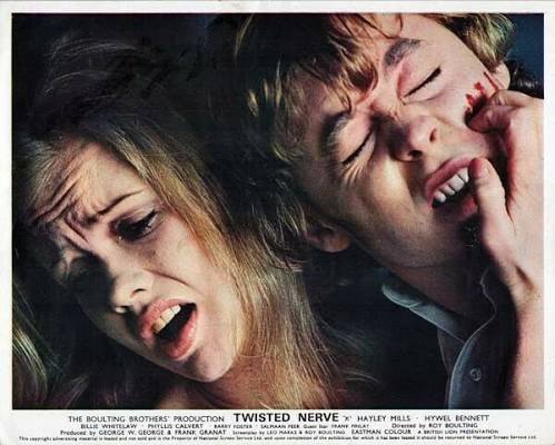 Twisted Nerve 1968 Hayley Mills scratches Hywel Bennett's face 8x10 inch  photo - The Movie Store