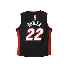 Men's miami heat islide black 2020/21 city edition paint stripe slide sandals. Jimmy Butler Miami Heat 2021 Icon Edition Toddler Nba Jersey