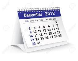December 2012 Desk Calendar Royalty Free Svg Cliparts Vectors And Stock Illustration Image 11126321