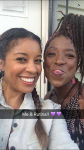 Reagan Gomez and Rutina Wesley