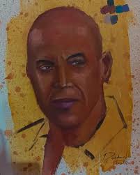 I have used already photo from Facebook for my acrilic painting