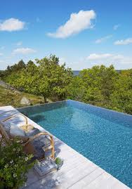 Swedish Home Features Infinity Pool And Chinese Style Tower Backyard Pool Landscaping Infinity Pool Backyard Amazing Swimming Pools