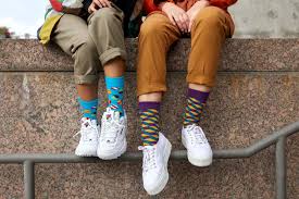 Socks Justyourstargirl Crazy Socks Outfit Sock Outfits Colorful Socks Outfit