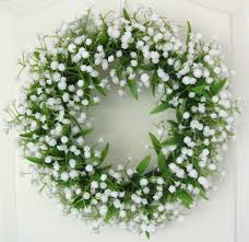 Turkranz Fruhling Schleierkraut Gypso Weiss Tischkranz Wandkranz Kranz Hochzeit Ebay Turkranz Fruhling Turkranze Weisser Kranz