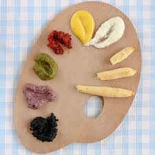 Dip Palette With Goat Cheese Grissini Goat Cheese Pop Up Restaurant Cream Dip