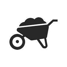 Farming Flower Garden Nature Plant Wheelbarrow Icon Gardening Tools