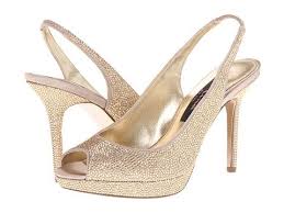 Nina Fatime Platino Champagne Zappos Com Free Shipping Both Ways Bridesmaid Shoes Wedding Shoes Heels