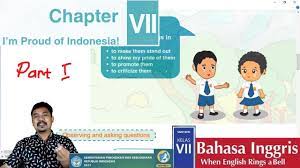 Arab kelas 7 mts dan kunci jawaban th. Bahasa Inggris Kelas 7 Bab 7 I Am Proud Of Indonesia Part 1 Bse Rev 2017 Youtube