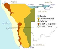 In lesotho wird der fluss senqu ˈsɛ/ᵑǃu genannt, in südafrika auch gariep; Geografie Namibias Grenzen Und Lage In Afrika