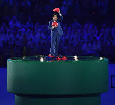 Japan's prime minister shinzo abe surprised watchers of the olympics games closing ceremony by donning a super mario costume to celebrate the official handover from rio de janeiro to tokyo. Shinzo Abe Dresses As Super Mario For Rio Closing Ceremony Time