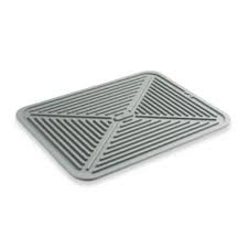 The kitzini silicone baking mat is our budget pick because it allows you to cook both sweet and savory dishes without having to use any oil, cooking spray, or parchment paper. Polder Rubberized Plastic 16 Inch X 12 Inch Flexible Dish Drying Mat Bed Bath Beyond Dish Drying Mat Sink Accessories Polder