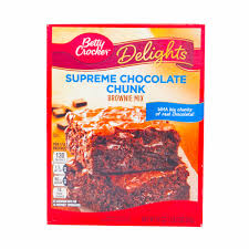 Ghirardelli premium brownie mix chocolate supreme. Betty Crocker Delights Supreme Chocolate Chunks Brownie Mix 510g Cake Dessert Mixes Lulu Ksa