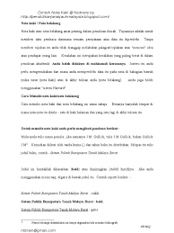 Sumber kutipan yang terdapat pada karya ilmiah tersebutlah yang disebut dengan catatan kaki (footnote). Nota Kaki