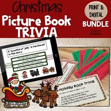 To print the quiz you just need to download a pdf file of the trivia game or you can download images and print the image from your printer. Christmas Picture Book Trivia Game Digital And Printable Bundle