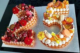 Umbercake 25 Joyeux Anniversaire Maud Chocolat Lait Jivara Fruits Rouges Ganache Ivoire Mangue Ananas Coco Numbercake Gateaux Et Desserts Macaron Patisserie