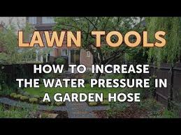 This might not work with a hose because the pressure probably will not be enough to equalize it throughout the hose. How To Increase The Water Pressure In A Garden Hose Youtube